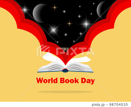 World Book Day. Concept of learning and education,Vector illustration. 98704010