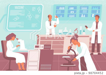Vaccine Development Flat Composition 98704452