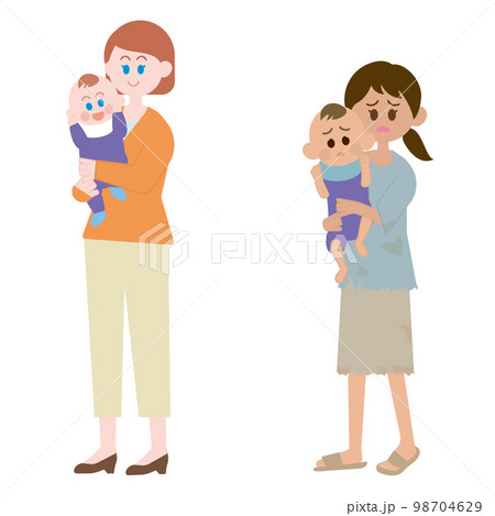 SDGs3.すべての人に健康と福祉を　赤ちゃんとお母さん 98704629