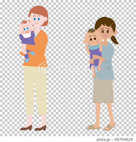 SDGs3.すべての人に健康と福祉を　赤ちゃんとお母さん 98704629