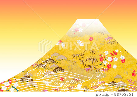 富士山 年賀 富士山 年賀 98705551