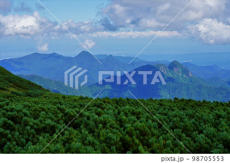 余市岳山頂からの定山渓天狗岳 98705553