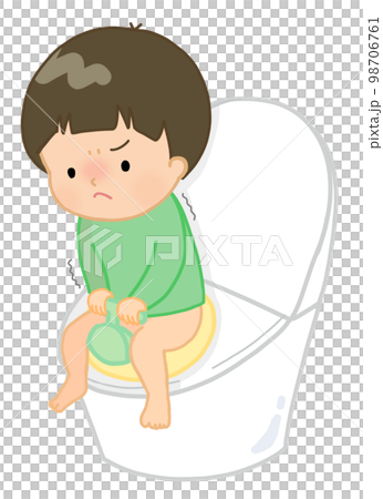 使用廁所的孩子（男孩） 98706761