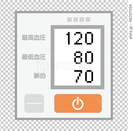 Sphygmomanometer with text Sphygmomanometer with text 98707504