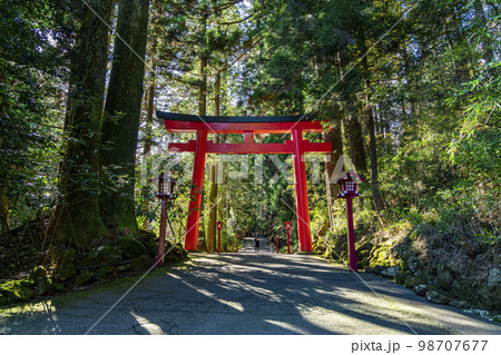 【神奈川県】豊かな自然に囲まれた箱根神社 【神奈川県】豊かな自然に囲まれた箱根神社 98707677