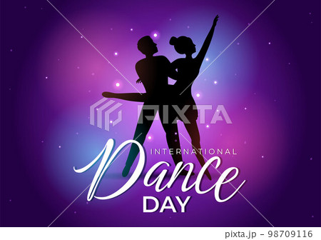 International Dance Day Illustration with Professional Dancing Performing Couple or Single in Flat Cartoon Hand Drawn for Landing Page Templates International Dance Day Illustration with Professional Dancing Performing Couple or Single in Flat Cartoon Hand Drawn for Landing Page Templates 98709116