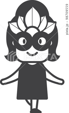 stage actor illustration in minimal style stage actor illustration in minimal style 98709559