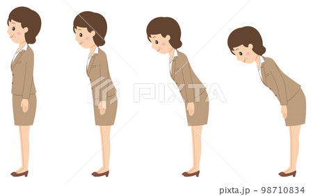 OL中年横向き 98710834