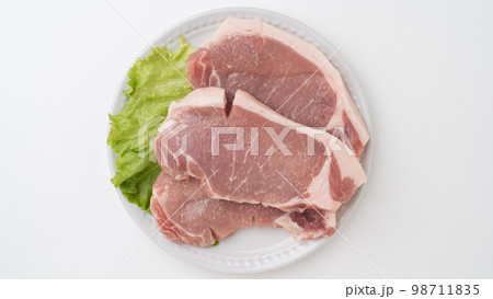 生の豚ロース 生の豚ロース 98711835