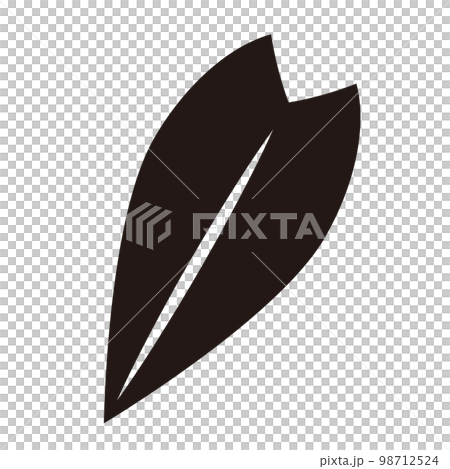 簡單的櫻花插畫單品黑色 98712524