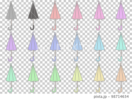 傘のイラスト素材 傘のイラスト素材 98714634