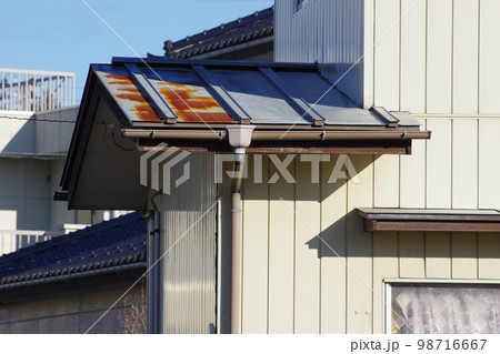 鋼板屋根の赤錆 トタン屋根の赤錆 鋼板屋根の赤錆 トタン屋根の赤錆 98716667