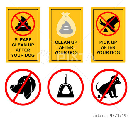 Outdoor pet cleaning signs Outdoor pet cleaning signs 98717595