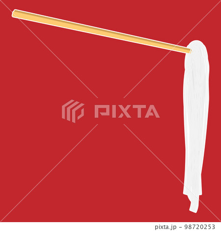 そうめんをつかむ箸・左（白フチあり） 98720253