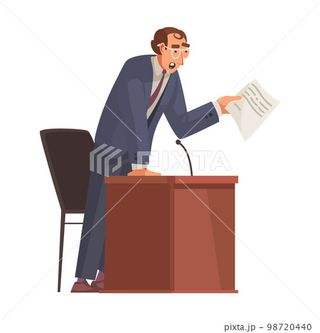 Speaking Lawyer Isometric Composition Speaking Lawyer Isometric Composition 98720440