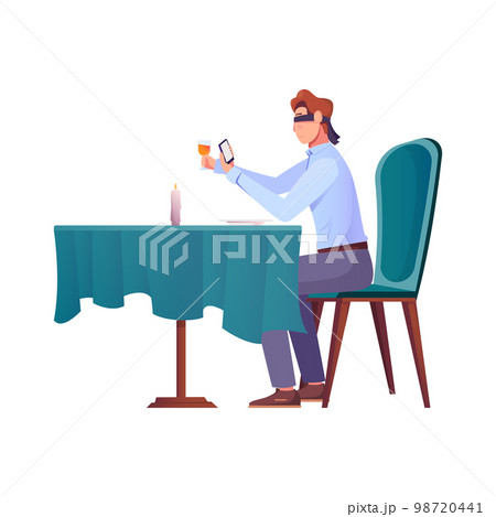 Blindfolded Date Flat Composition Blindfolded Date Flat Composition 98720441