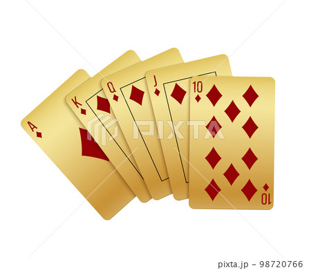 Realistic Playing Cards 98720766