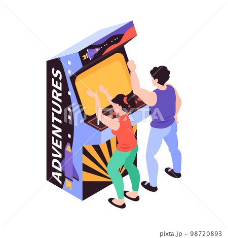 Retro Game Machine 98720893