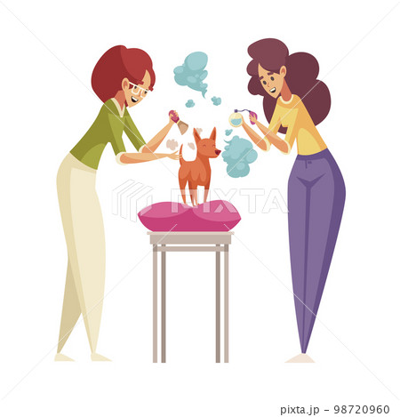 Grooming Flat Icon Grooming Flat Icon 98720960