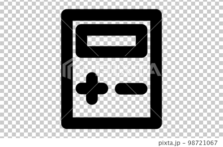 電卓のアイコン01 電卓のアイコン01 98721067
