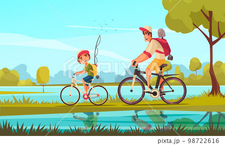 Cycle Family Background 98722616