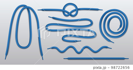 Shoelaces Realistic Set 98722656