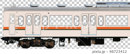 ドット絵風の通勤電車（中央西線103系：低運転台） 98723412
