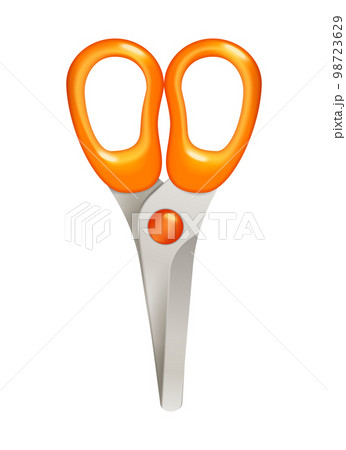 Scissors Realistic Stationery Composition Scissors Realistic Stationery Composition 98723629