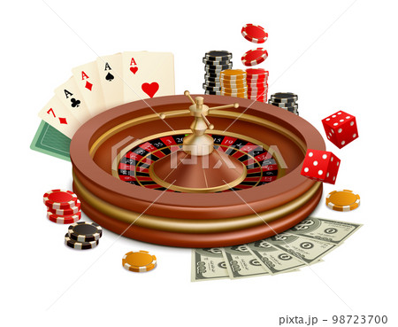 Casino Realistic Illustration Casino Realistic Illustration 98723700