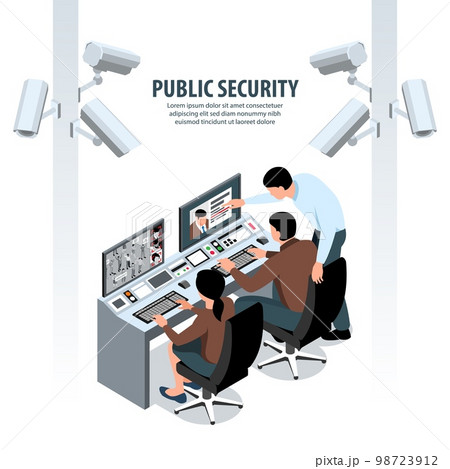 Public Security CCTV Background 98723912