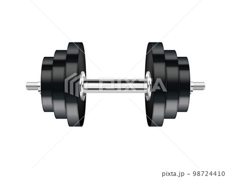 Heavy Dumbbell Realistic Composition Heavy Dumbbell Realistic Composition 98724410