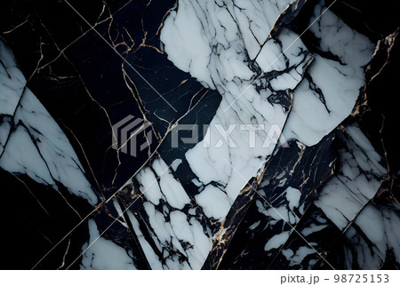 Blue marble stone texture. Macro close up soft stone surface fluid art. Resin paint flowing illustration Architecture design ocean background 98725153