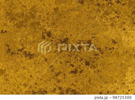 上品なメタリックの質感、金箔を加工した雅な和紙の背景 98725300