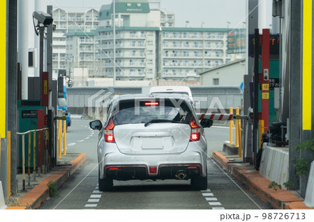 高速道路　料金所イメージ　 98726713