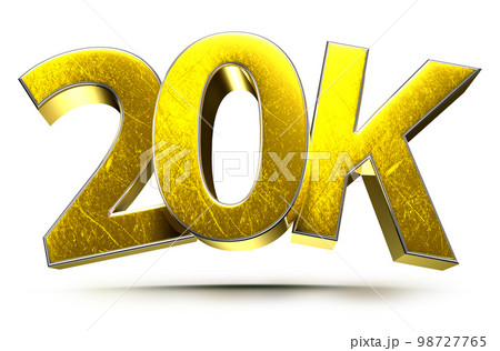 20K Gold 3D. 98727765