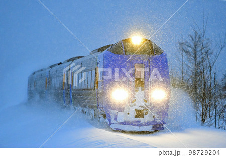 宗谷本線　蘭留ー比布　JR北海道　キハ261系0番台　SE-101編成（苗穂）　サロベツ　宗谷 98729204