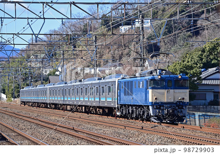 東海道本線 二宮ー大磯 JR東日本 EF64-1030+205系500番台 R8+R13編成 廃回 東海道本線 二宮ー大磯 JR東日本 EF64-1030+205系500番台 R8+R13編成 廃回 98729903