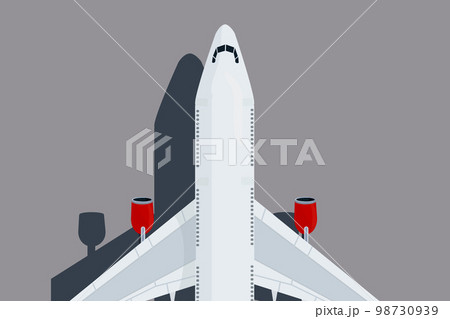 white passenger plane at the airport background travel airplane flights 98730939