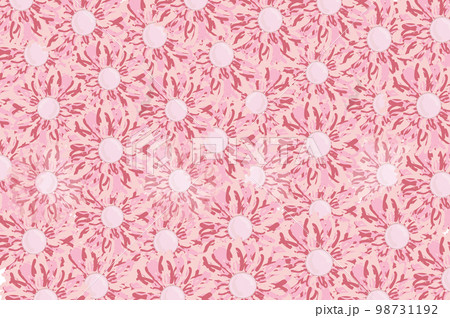beautiful pink flowers on spring background pattern for fabric texture 98731192