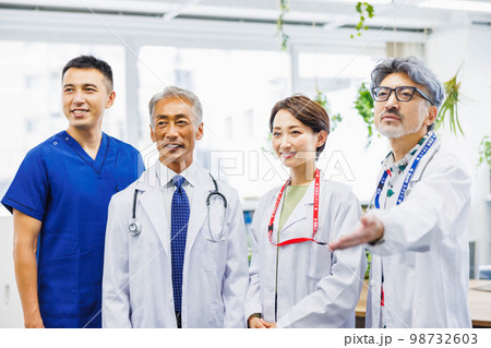 医療イメージ 医師 女医 医療イメージ 医師 女医 98732603