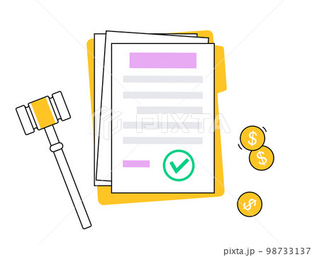 Legal work concept Legal work concept 98733137