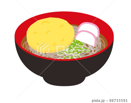 かき揚げそばのイラスト 98733591