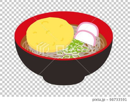 かき揚げそばのイラスト 98733591