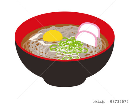 月見そばのイラスト 98733673