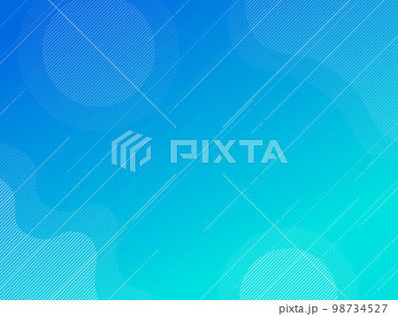背景画像 ビジネス ライン ストライプ 青色 水色 グラデーション 98734527
