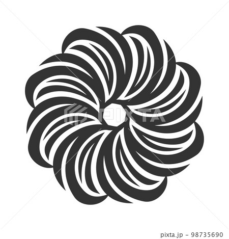 Floral ornament logo template Icon Illustration Brand Identity.Isolated and flat illustration. Vector graphic Floral ornament logo template Icon Illustration Brand Identity.Isolated and flat illustration. Vector graphic 98735690