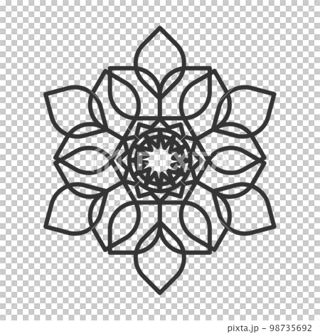 Floral ornament logo template Icon Illustration Brand Identity.Isolated and flat illustration. Vector graphic Floral ornament logo template Icon Illustration Brand Identity.Isolated and flat illustration. Vector graphic 98735692