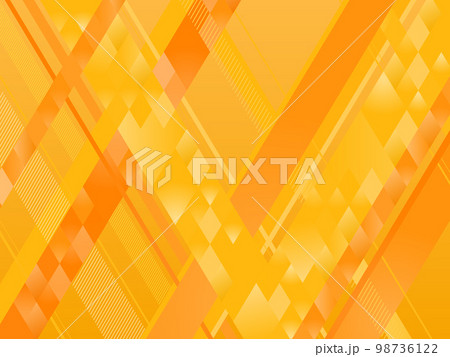 背景画像 斜め ライン V字 ビジネス 黄色　オレンジ 98736122