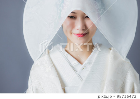 白無垢 綿帽子 花嫁 白無垢 綿帽子 花嫁 98736472