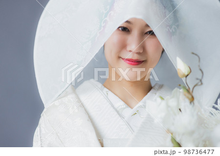 白無垢　綿帽子　花嫁 98736477
